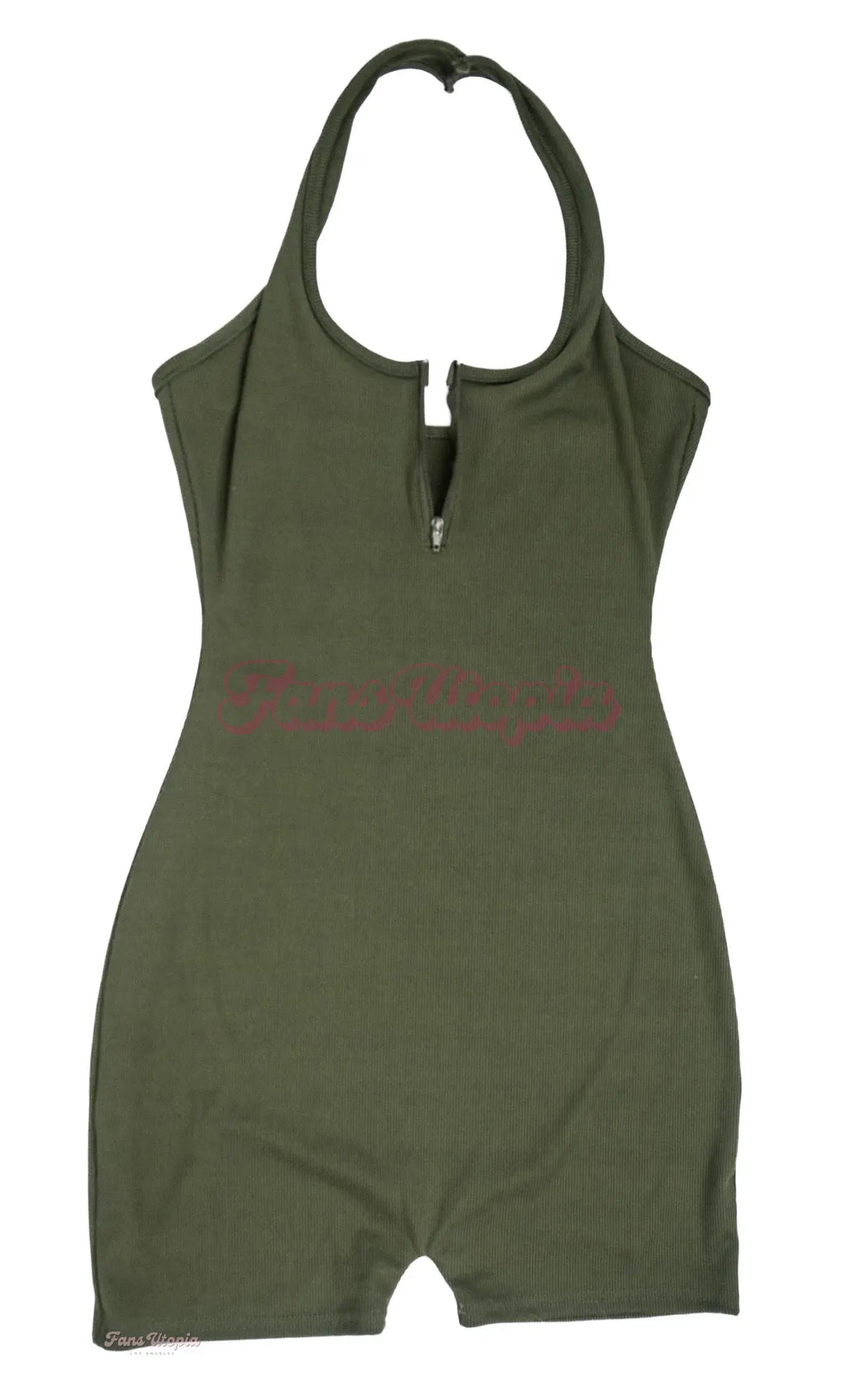 Nikki Benz Green Halter Romper Nikki Benz