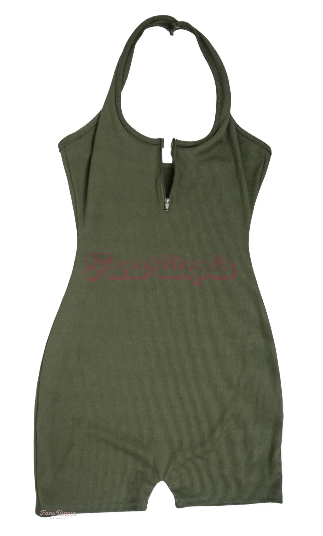 Nikki Benz Green Halter Romper Nikki Benz