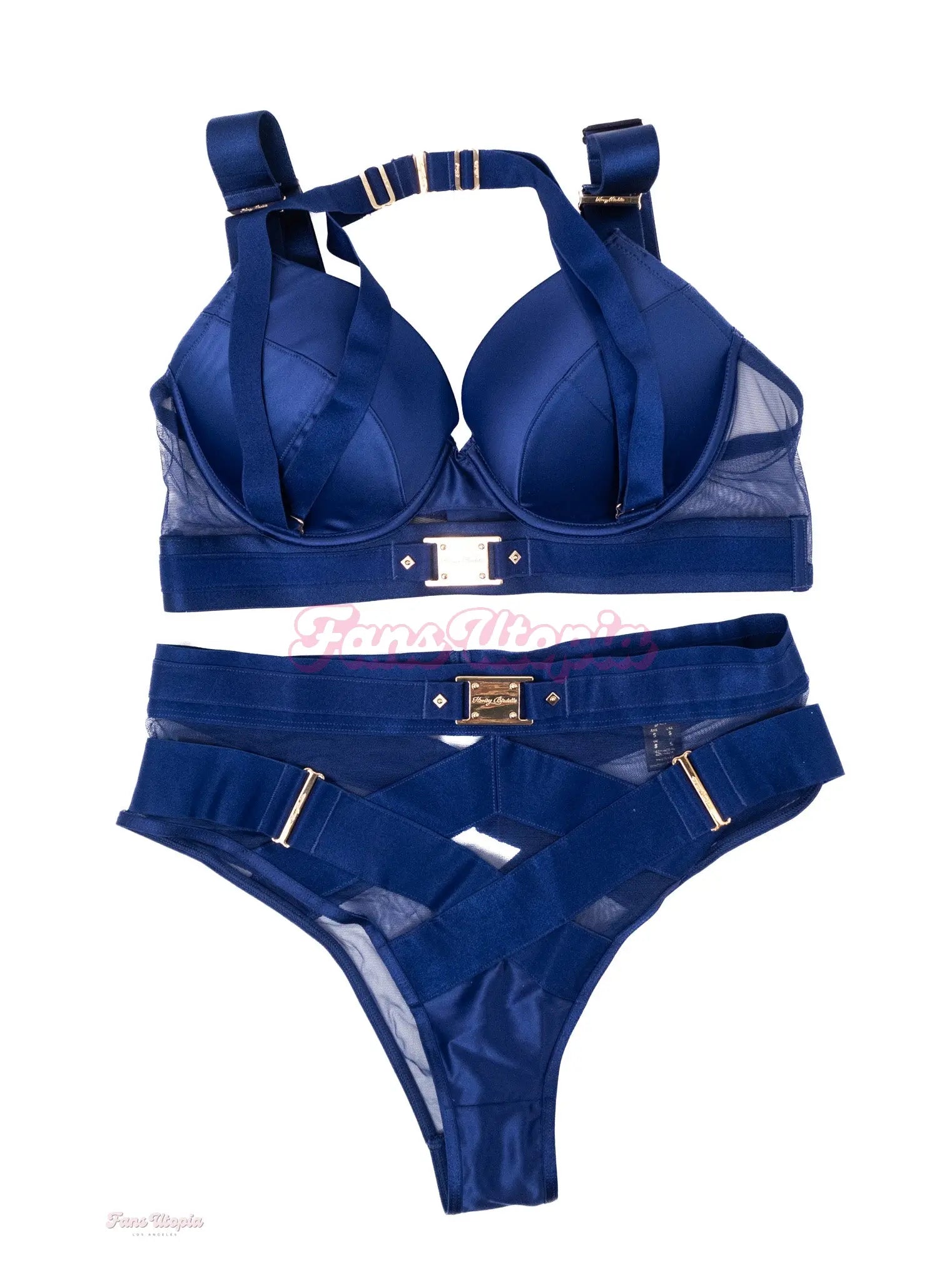 Nikki Benz HB Blue Bra & Panty Set Nikki Benz