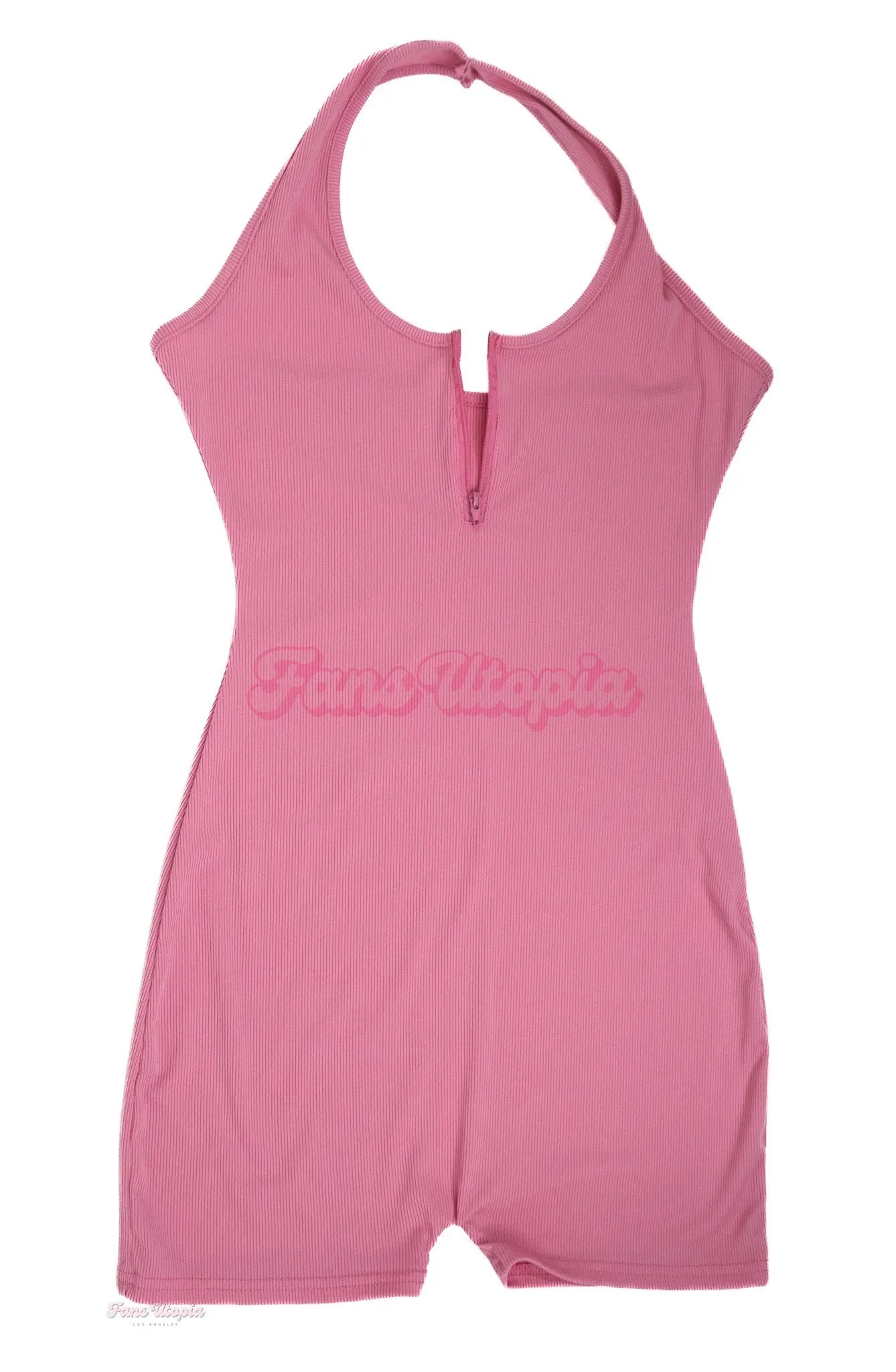Nikki Benz Pink Halter Romper Nikki Benz