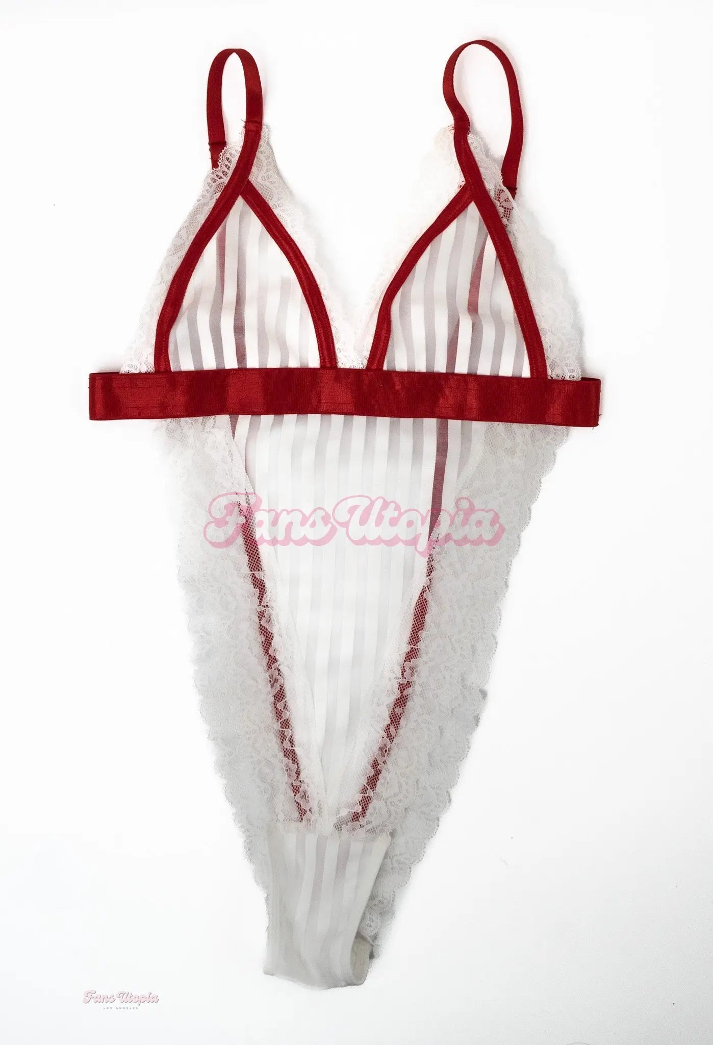 Nikki Benz Red White Bodysuit Nikki Benz