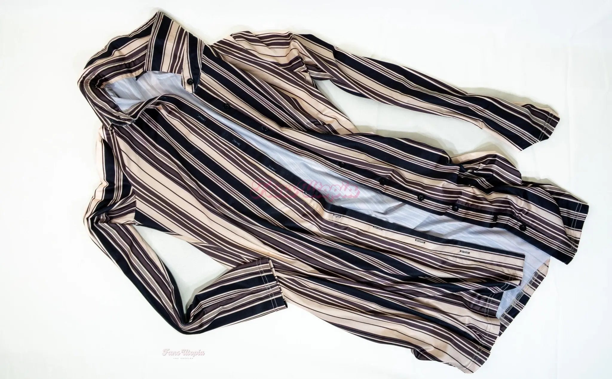 Nikki Benz Stripped Button Down Shirt Nikki Benz