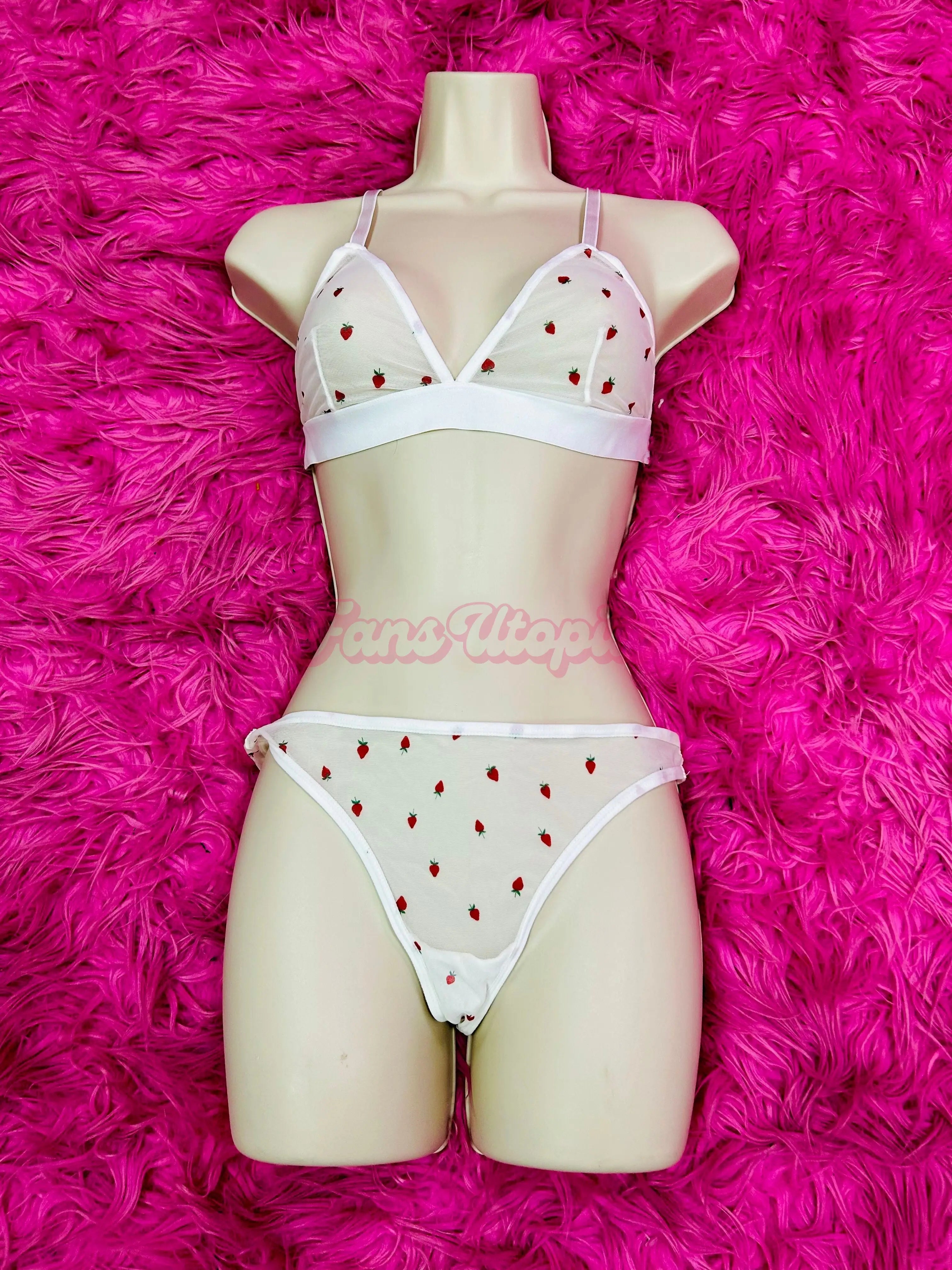 PHD Ashlyn Angel Strawberry Bra & Panty Product vendor