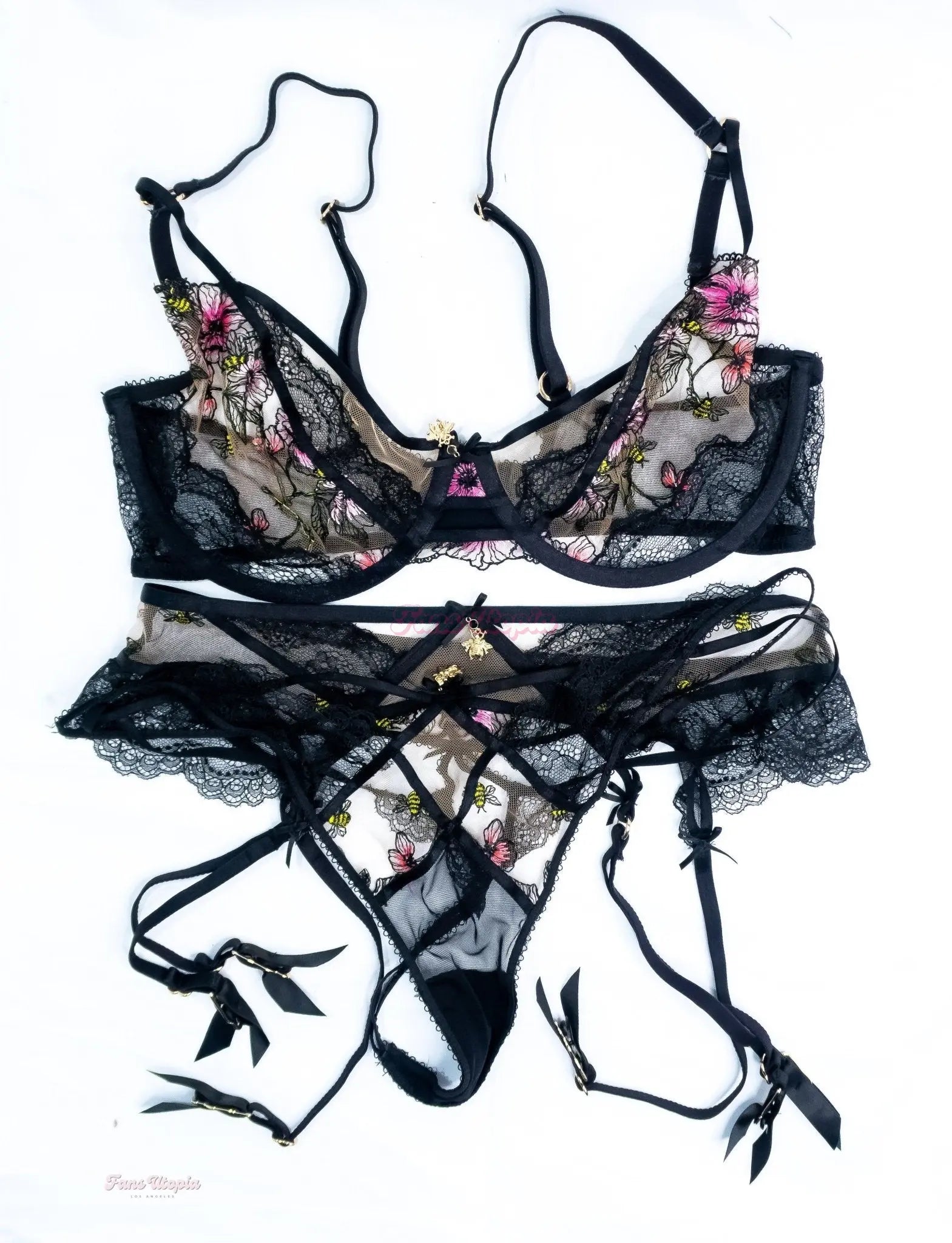 Payton Preslee AP Bee Lace Lingerie Set Payton Preslee