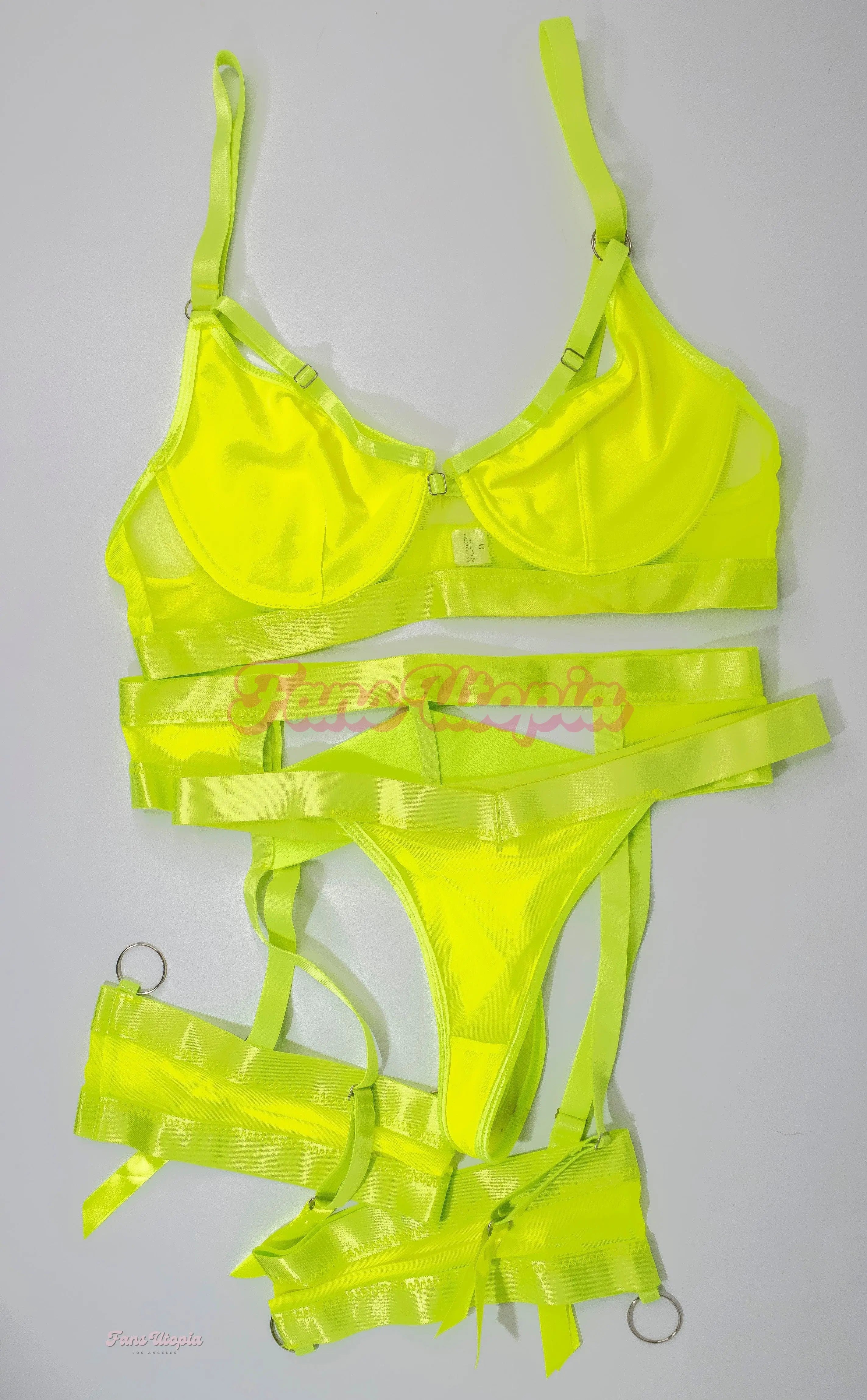 Payton Preslee Neon Green Lingerie Set Payton Preslee