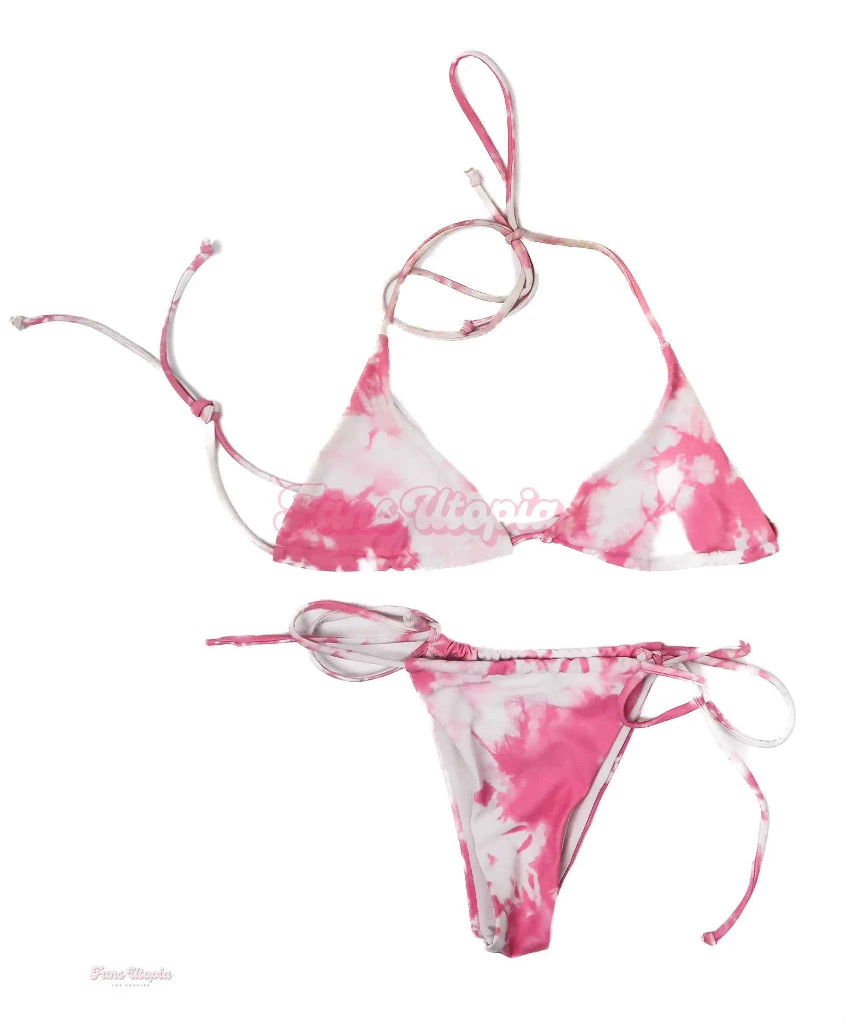 Payton Preslee Pink Tie Dye String Bikini OUTLET