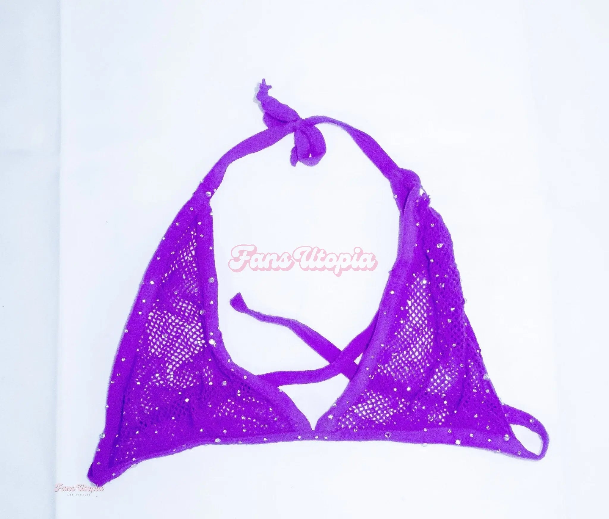 Payton Preslee Purple Mesh Top OUTLET