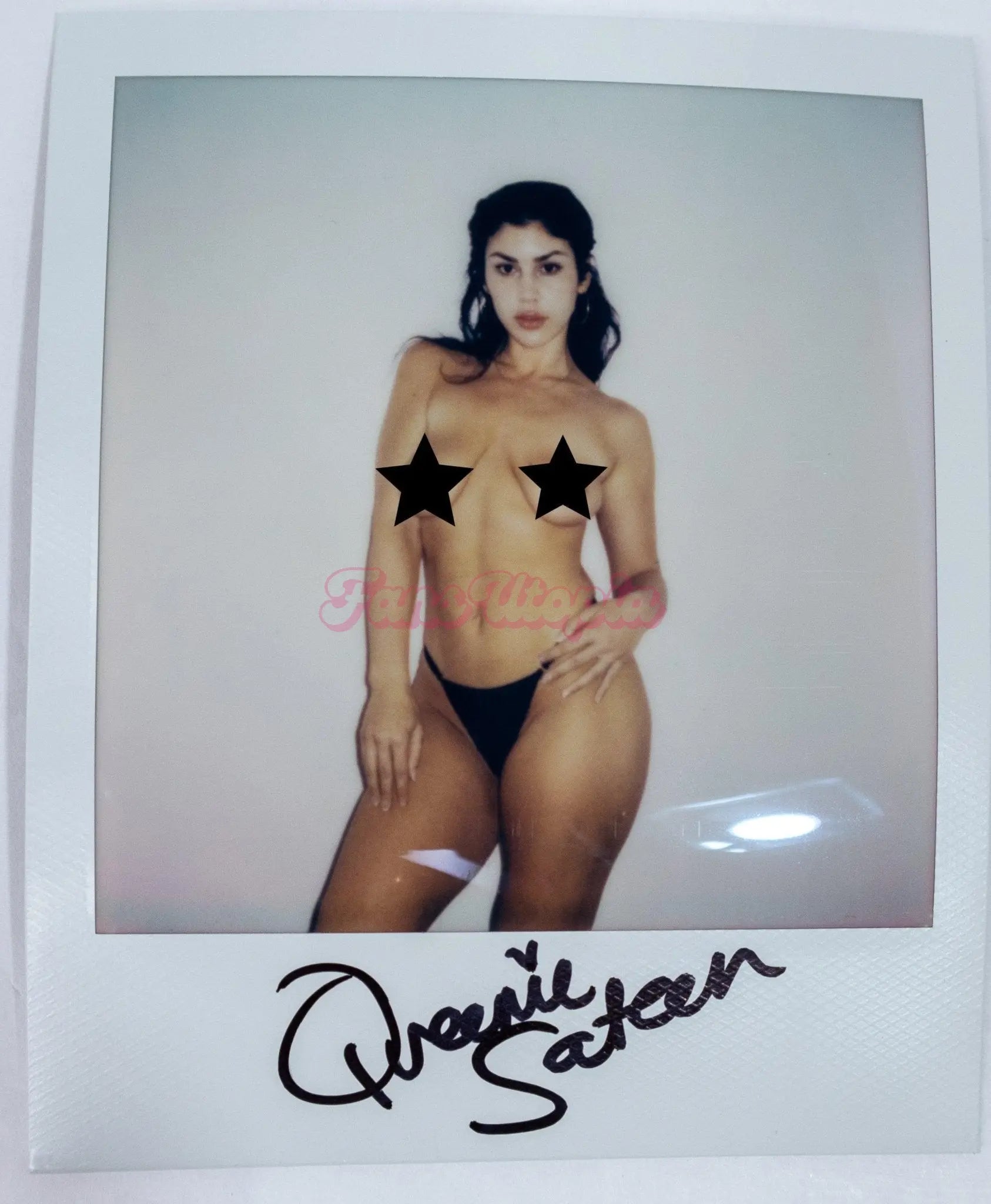 Queenie Sateen Black Thong Queenie Sateen