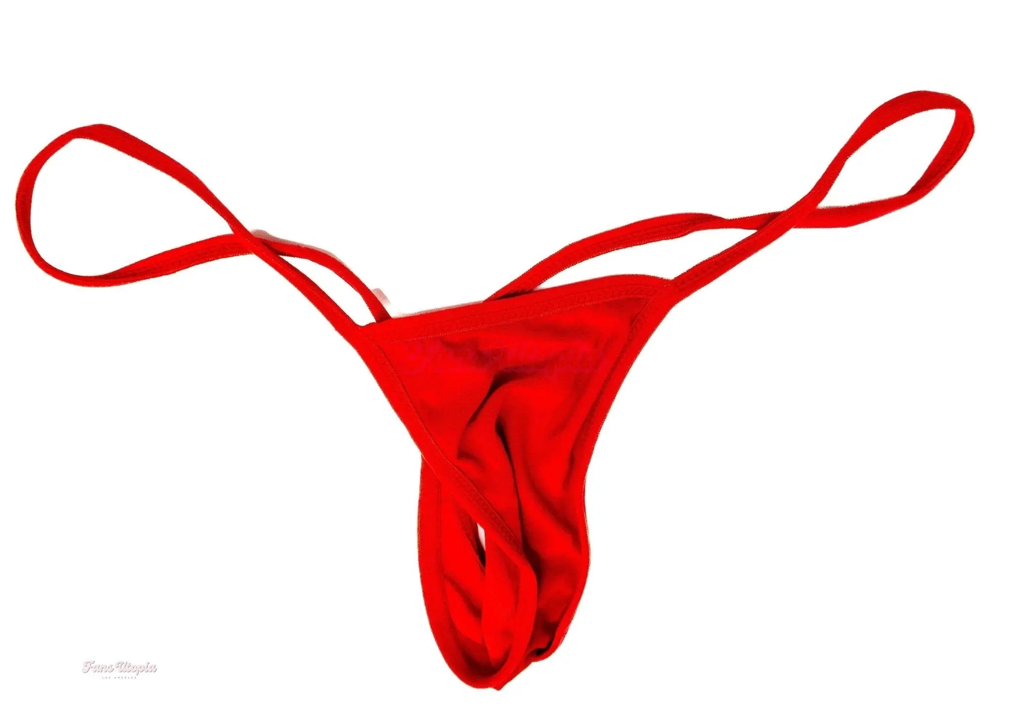 Queenie Sateen Red Thong Queenie Sateen
