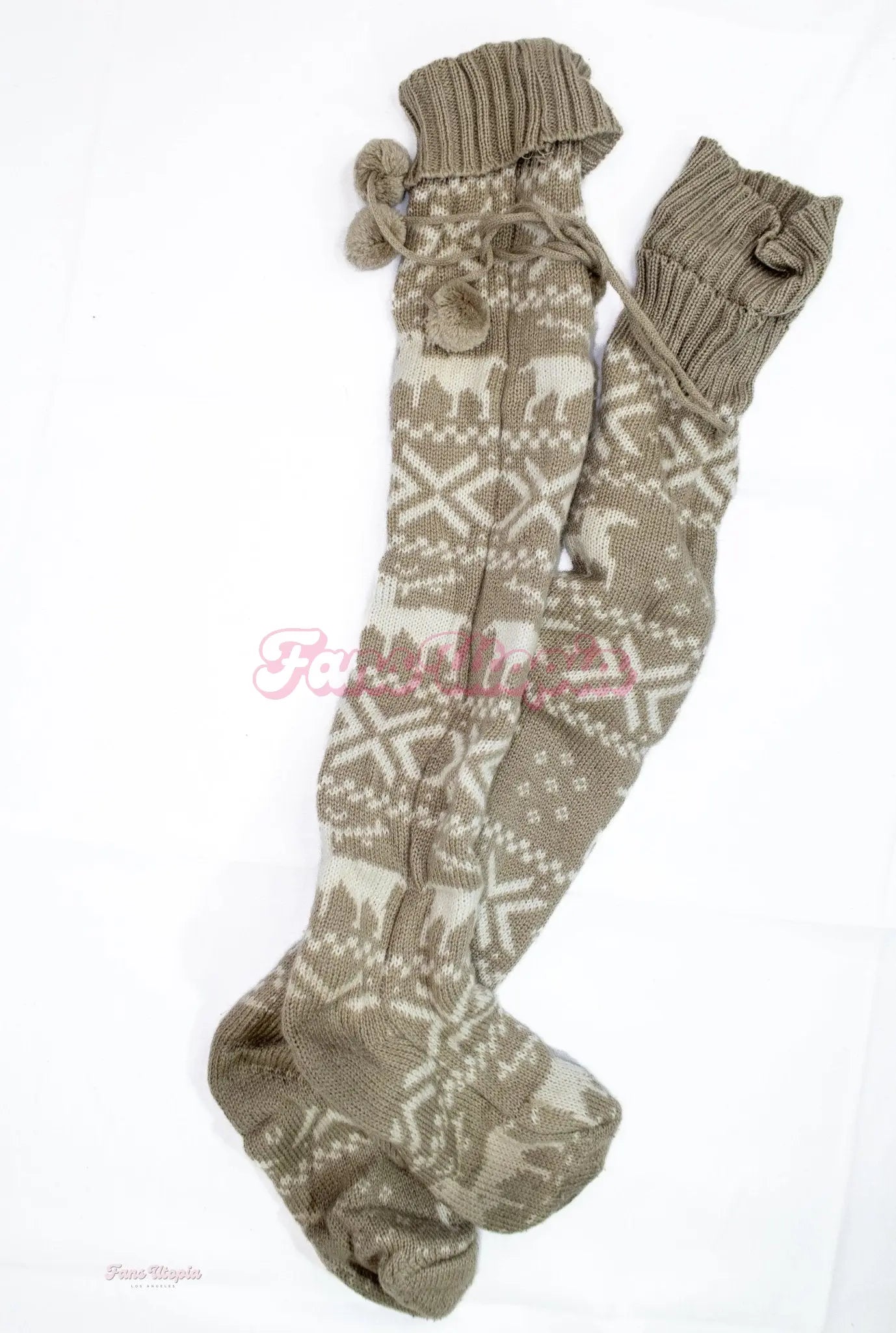 Rory Knox Holiday PomPom Knee Socks Rory Knox