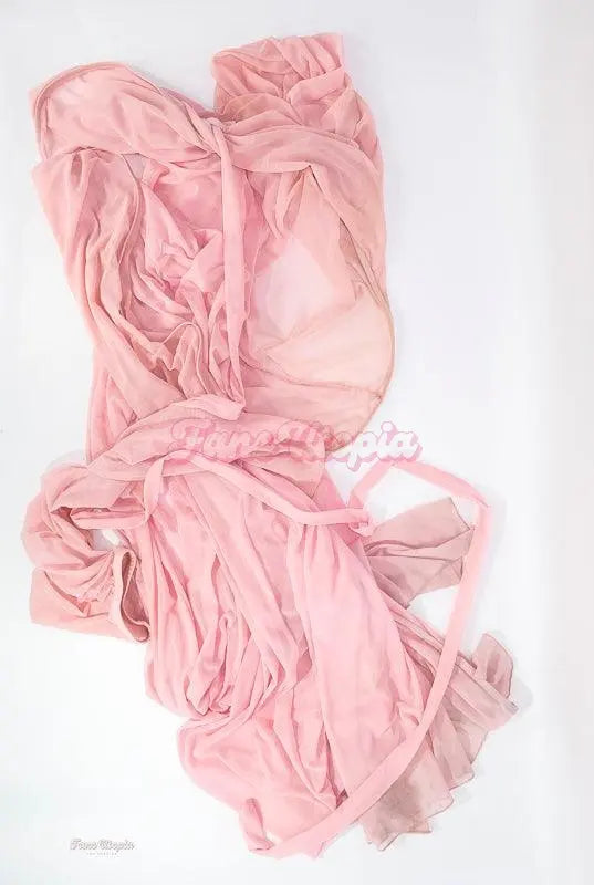 Samantha Mack HB Pink Dirty Lingerie Set + Robe & Heels Samantha Mack