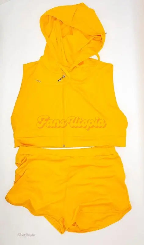 Samantha Mack Yellow Sleeveless Top & Bottoms Samantha Mack