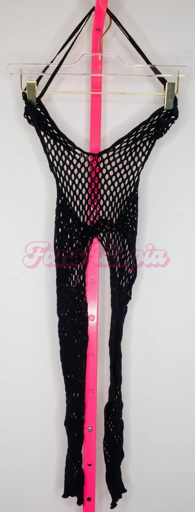 Savannah Bond Black Fishnet Jumpsuit Savannah Bond