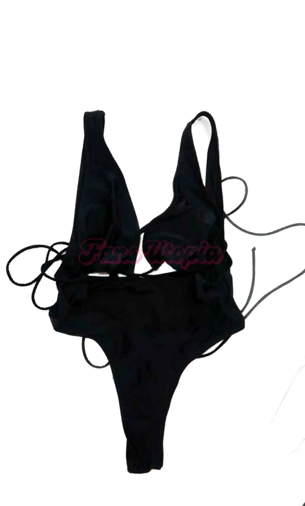 Savannah Bond Black Monokini Savannah Bond