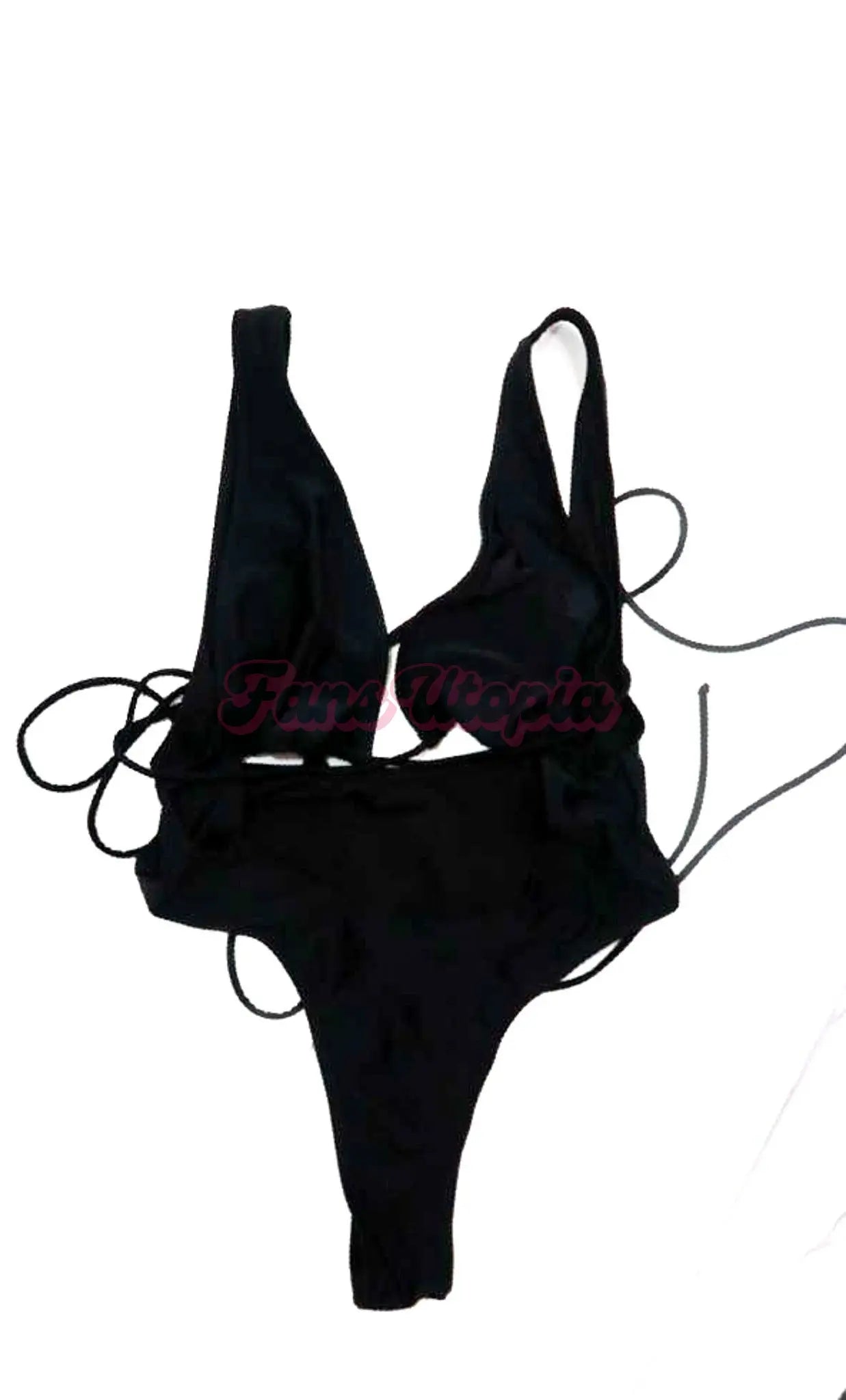 Savannah Bond Black Monokini Savannah Bond