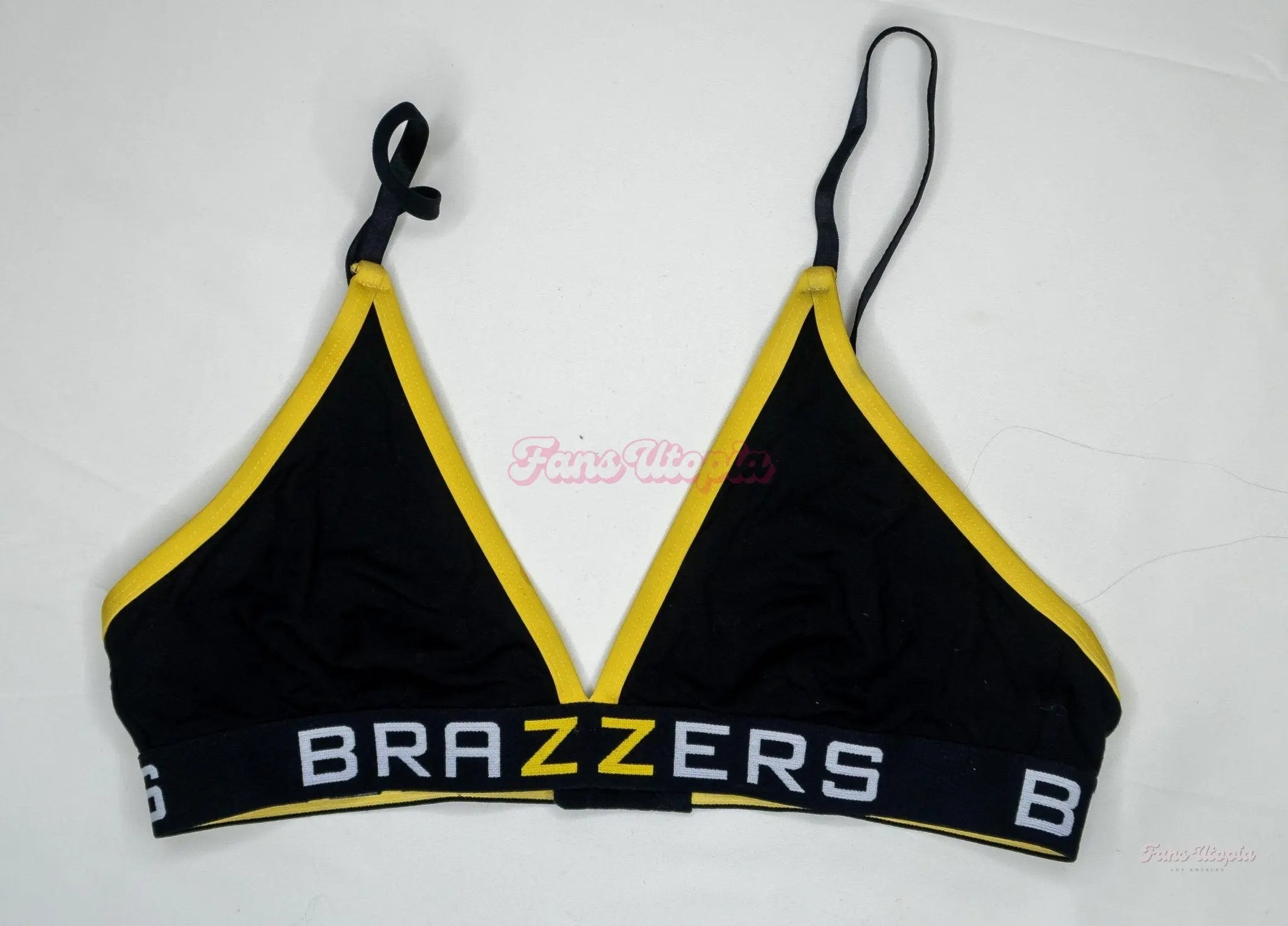 Savannah Bond Brazzers Black & Yellow Bralette OUTLET