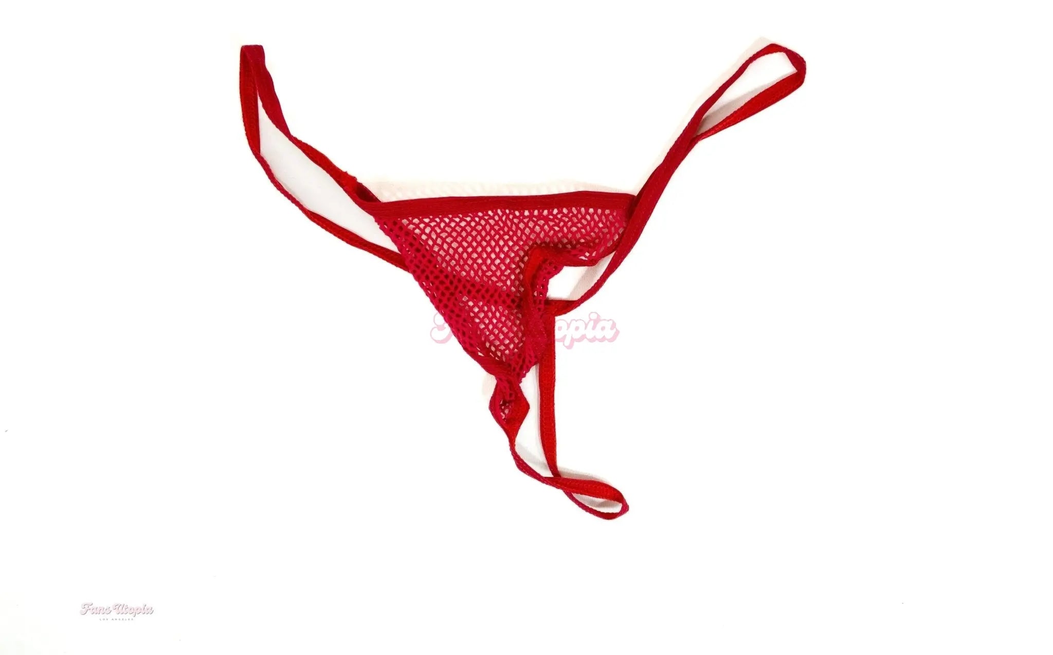 Savannah Bond Red Fishnet T String OUTLET
