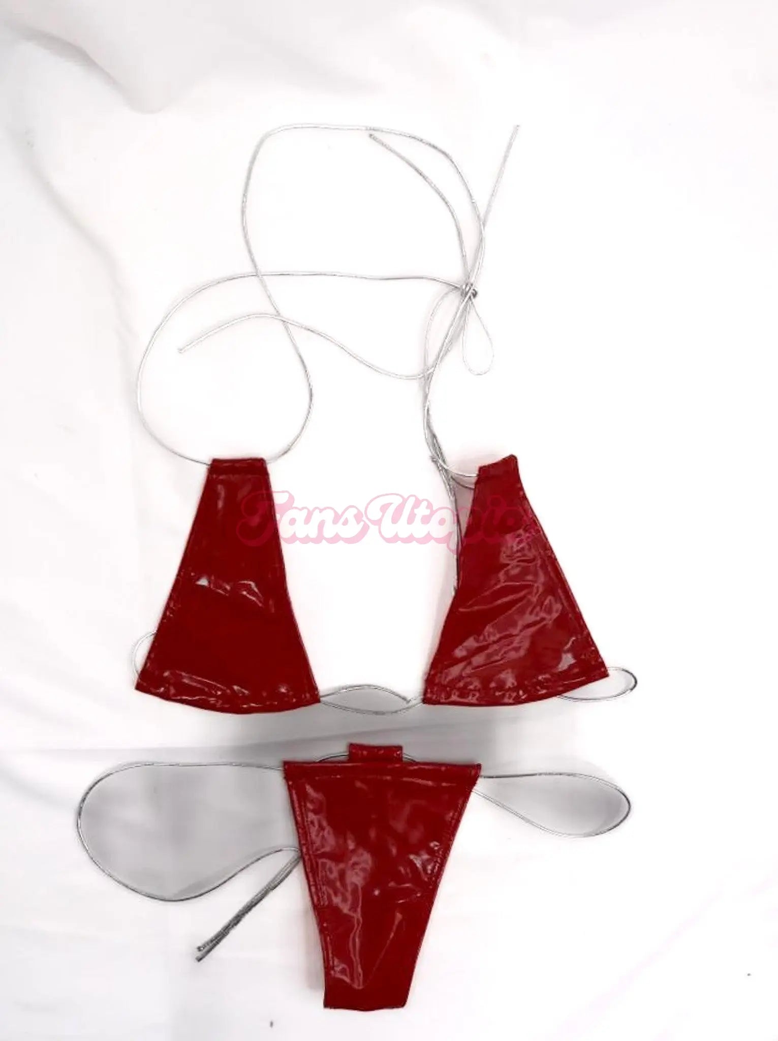 Savannah Bond Red & Silver Bikini Savannah Bond