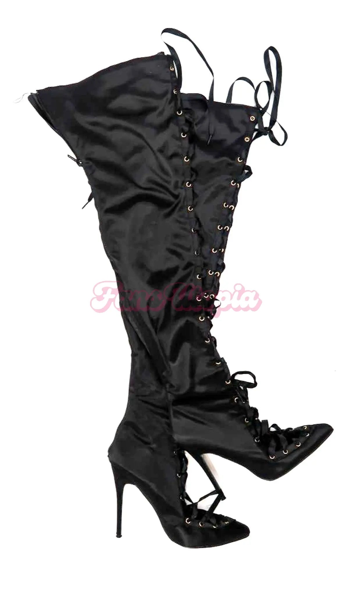 Savannah Bond Ribbon Thigh High Heels Savannah Bond