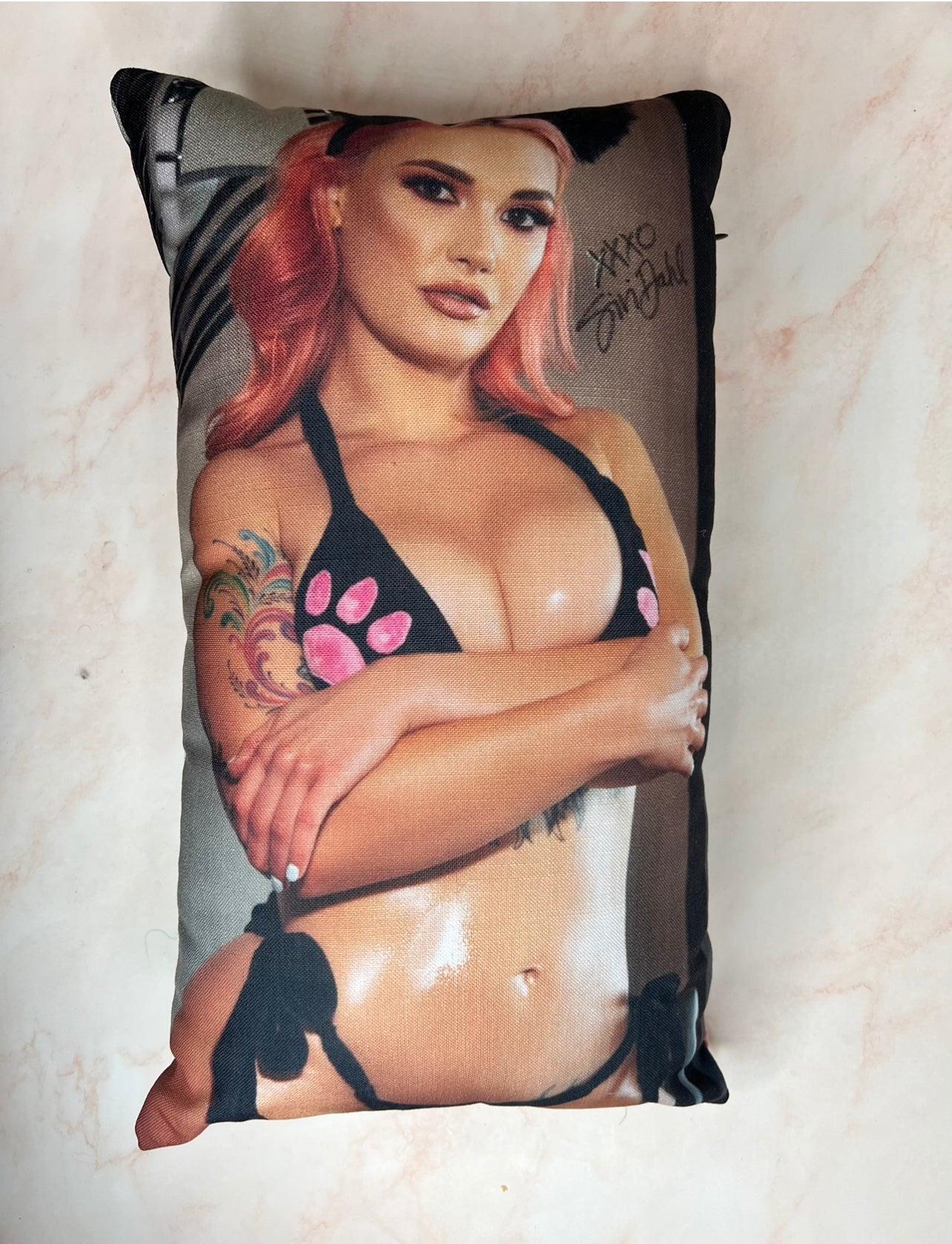 Siri Dahl Autographed Pillow Siri Dahl