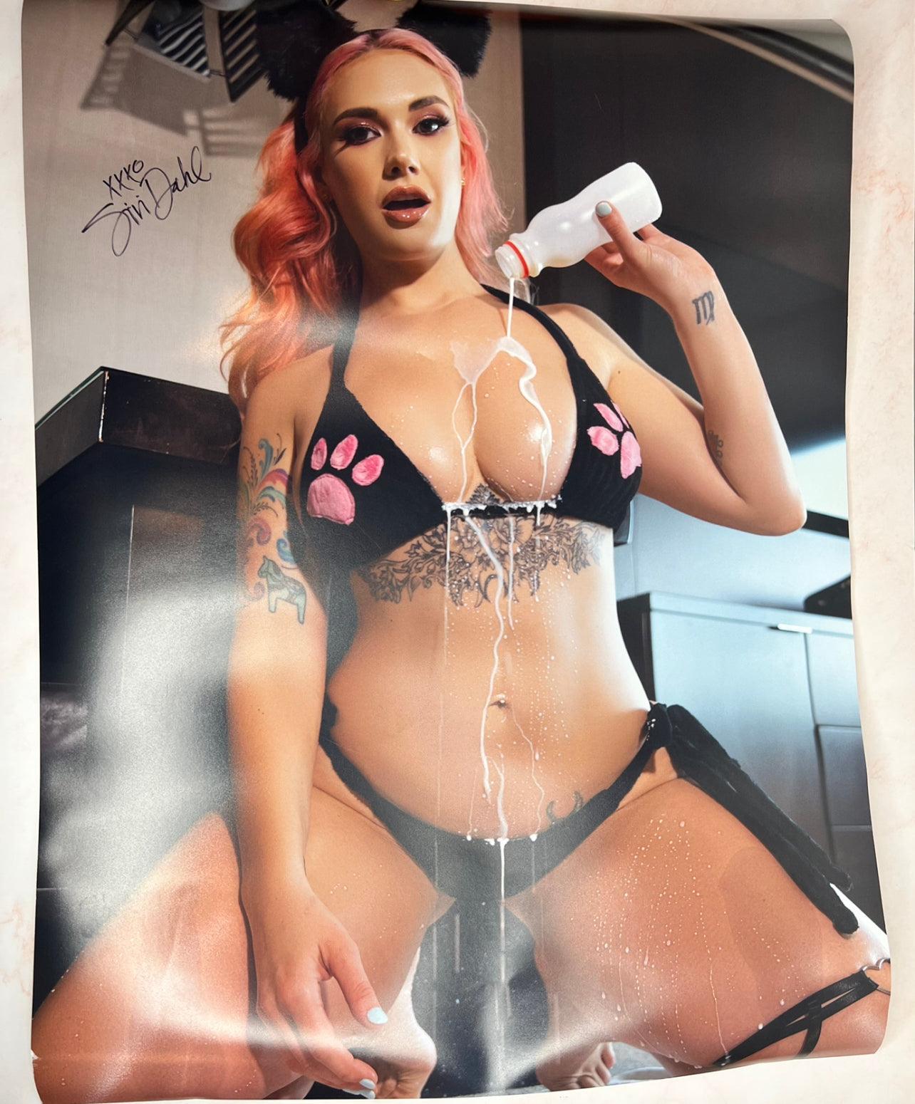 Siri Dahl Autographed Poster Siri Dahl