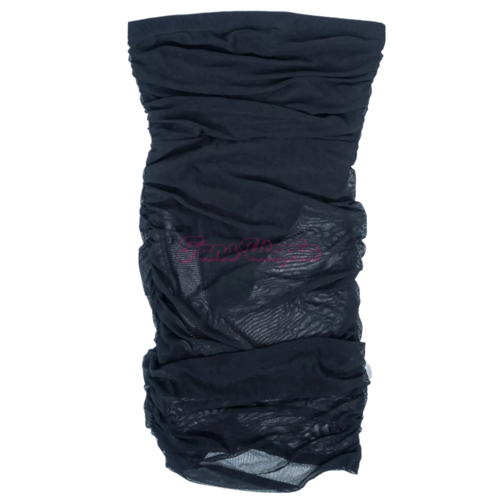 Siri Dahl Black Mesh Bodysuit Dress Siri Dahl