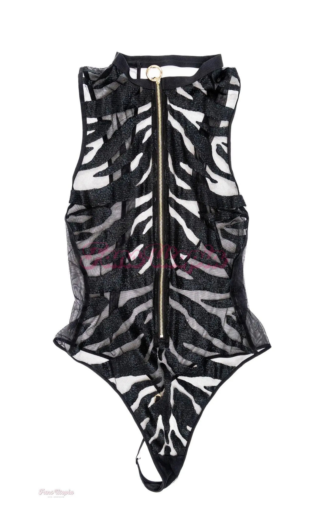 Siri Dahl Black Zipped Bodysuit Siri Dahl