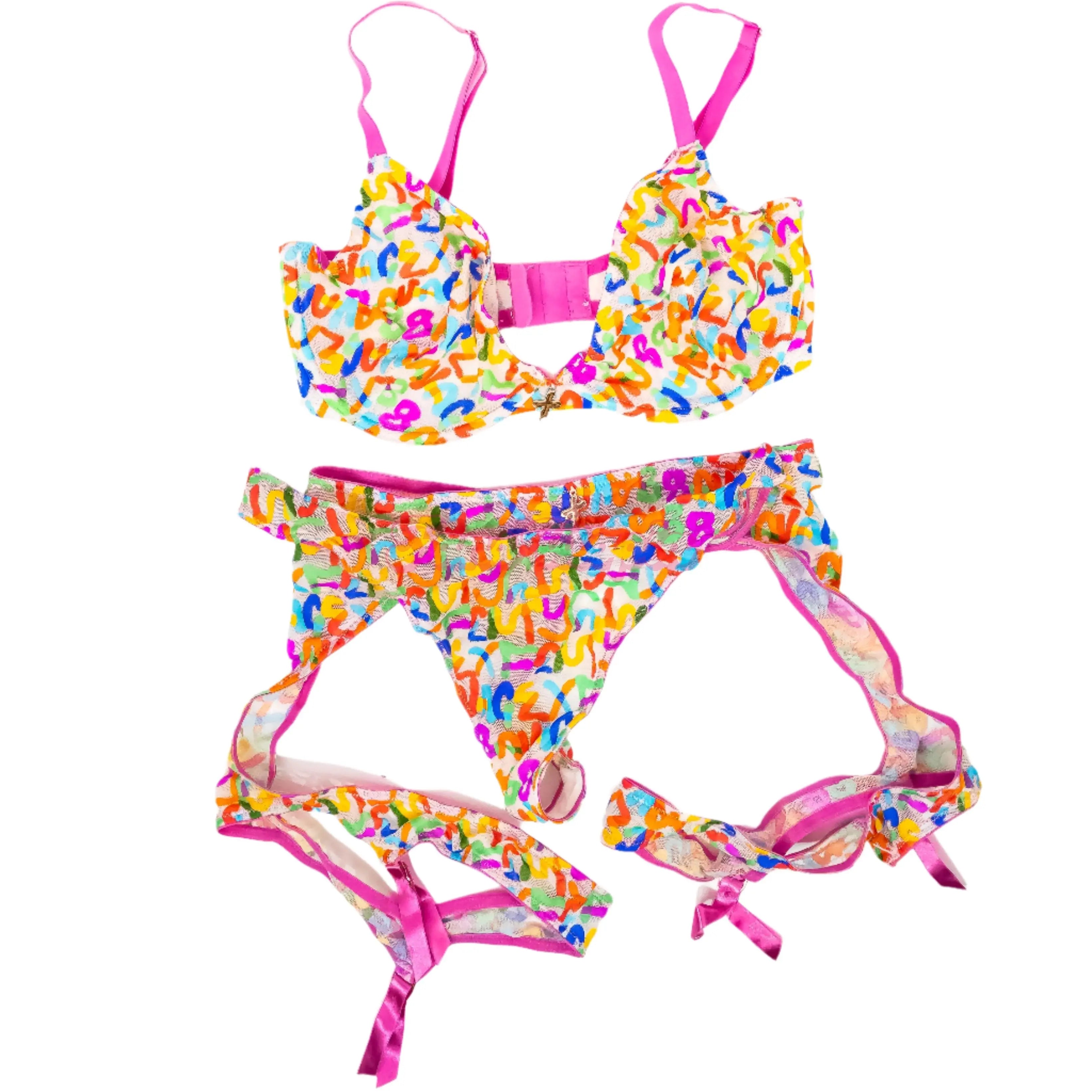 Siri Dahl Rainbow Savage X Lingerie Set Siri Dahl