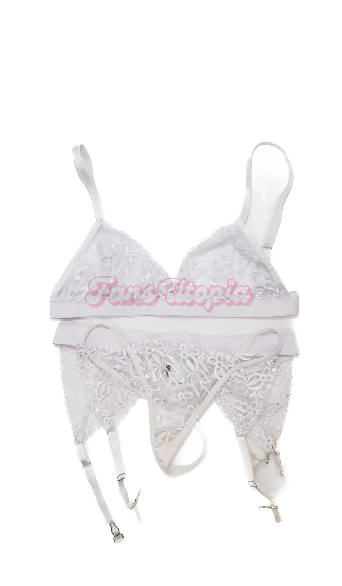 Sky Pierce White Lace Lingerie Set Sky Pierce
