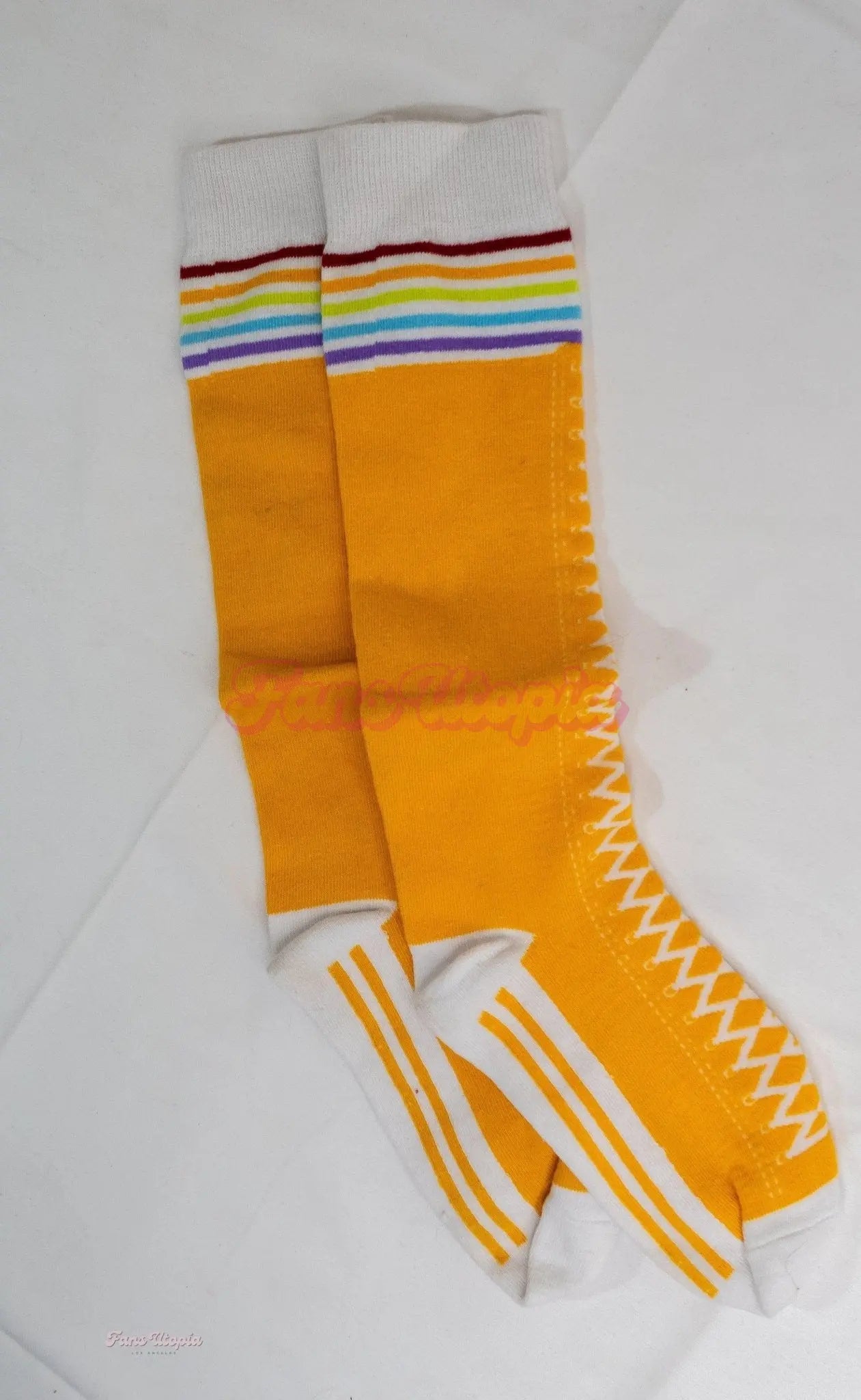 Sky Pierce Yellow Knee Socks Sky Pierce