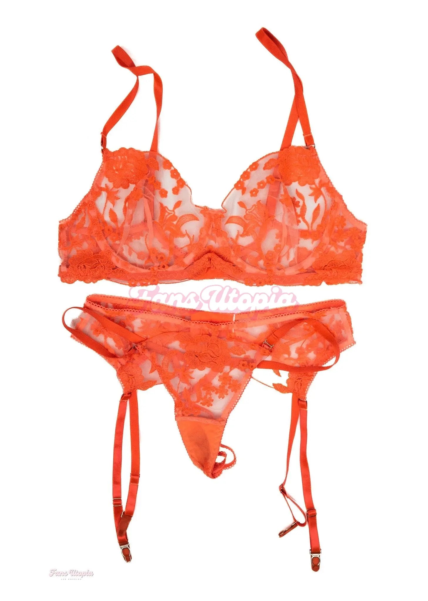 Sofie Marie Neon Orange Set Sofie Marie