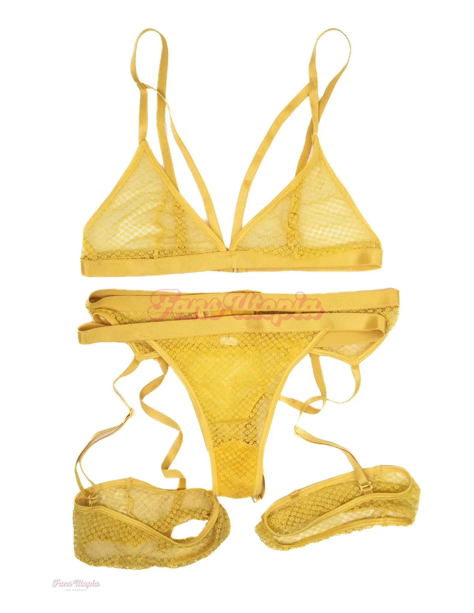 Sofie Marie Yellow Lace Set OUTLET