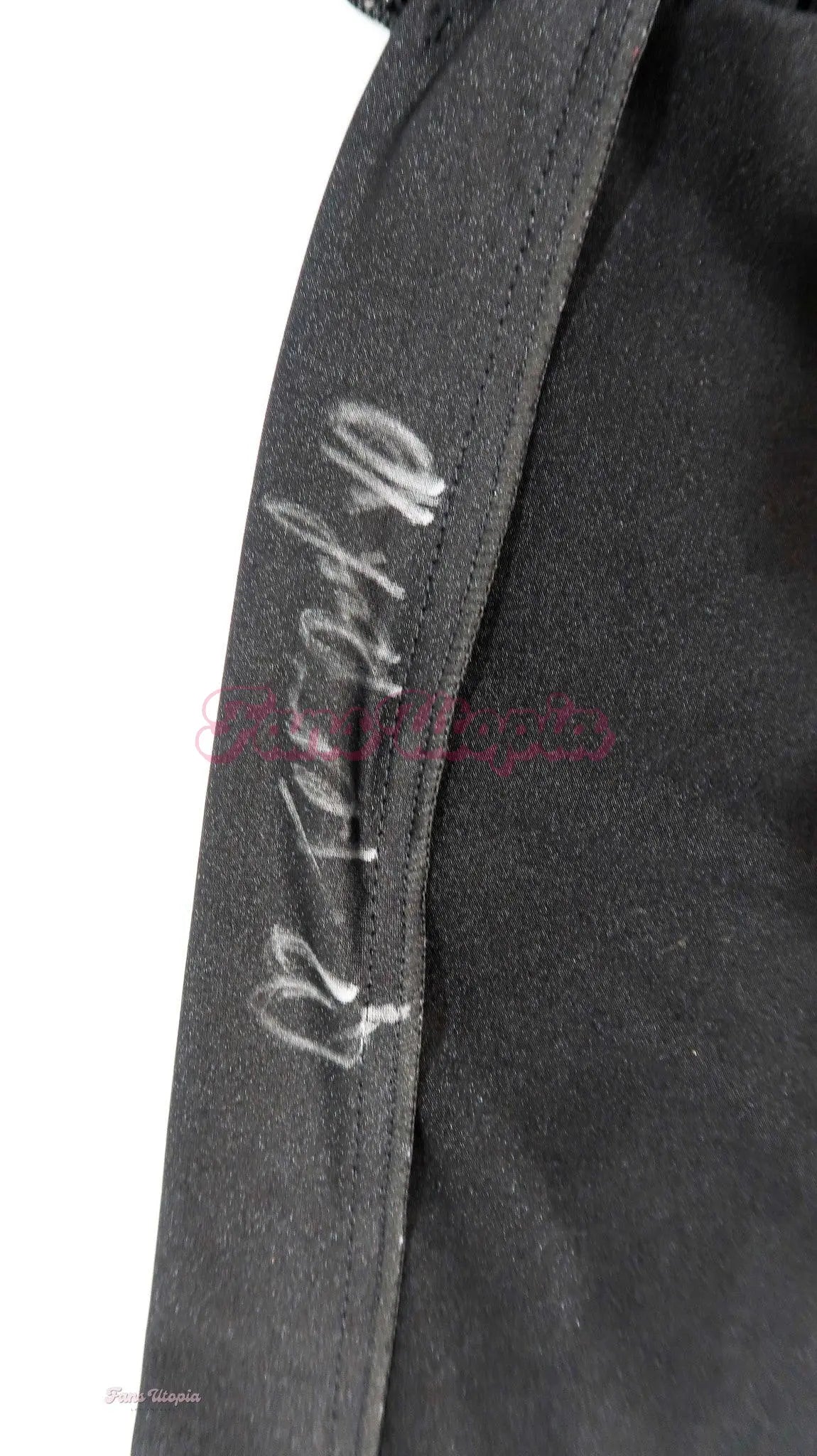 Tera Patrick Black Rhinestoned Dress with Autographed Collar Tera Patrick