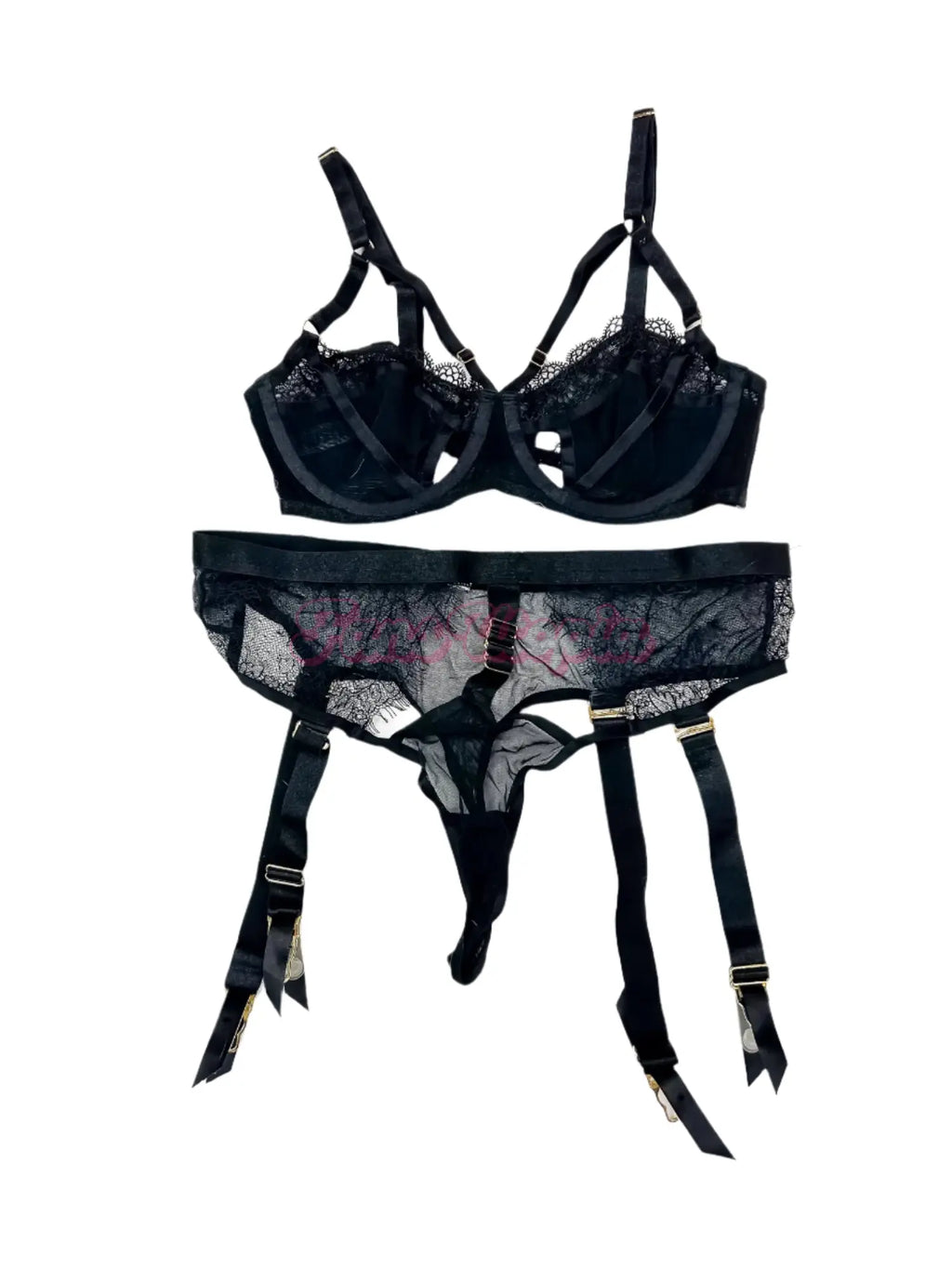 Tori Easton Black Lace Lingerie Set Tori Easton