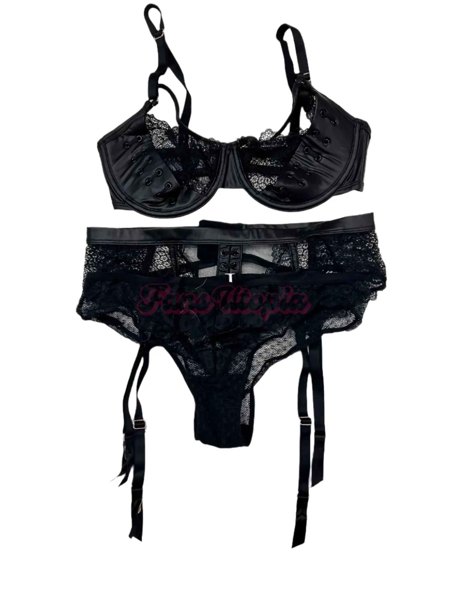 Tori Easton Black Lace Lingerie Set Tori Easton