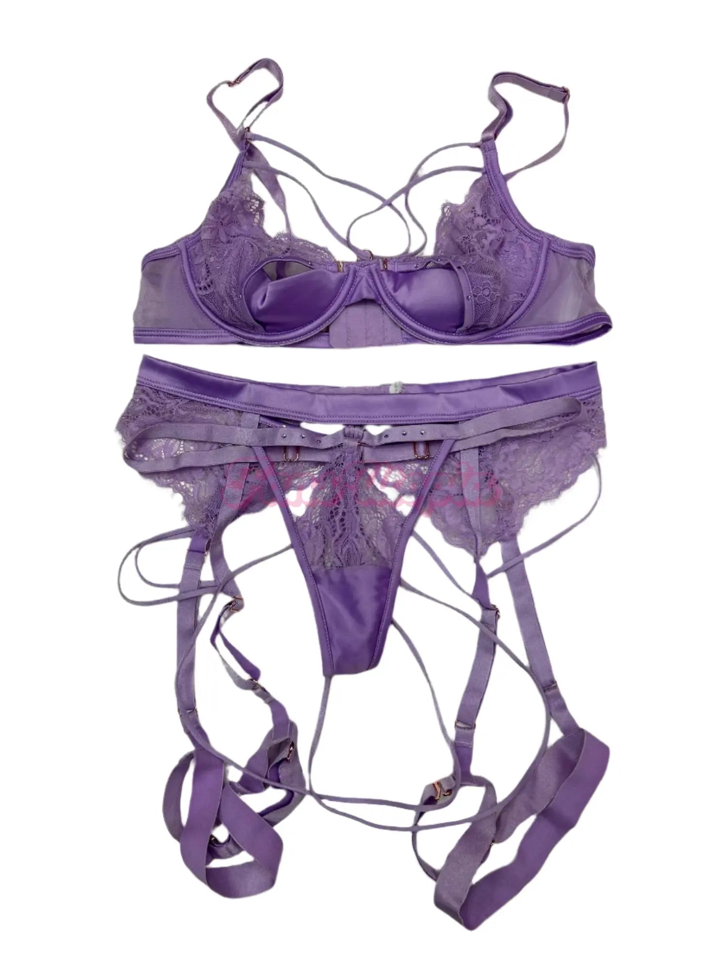 Tori Easton Purple Lace Lingerie Set Tori Easton