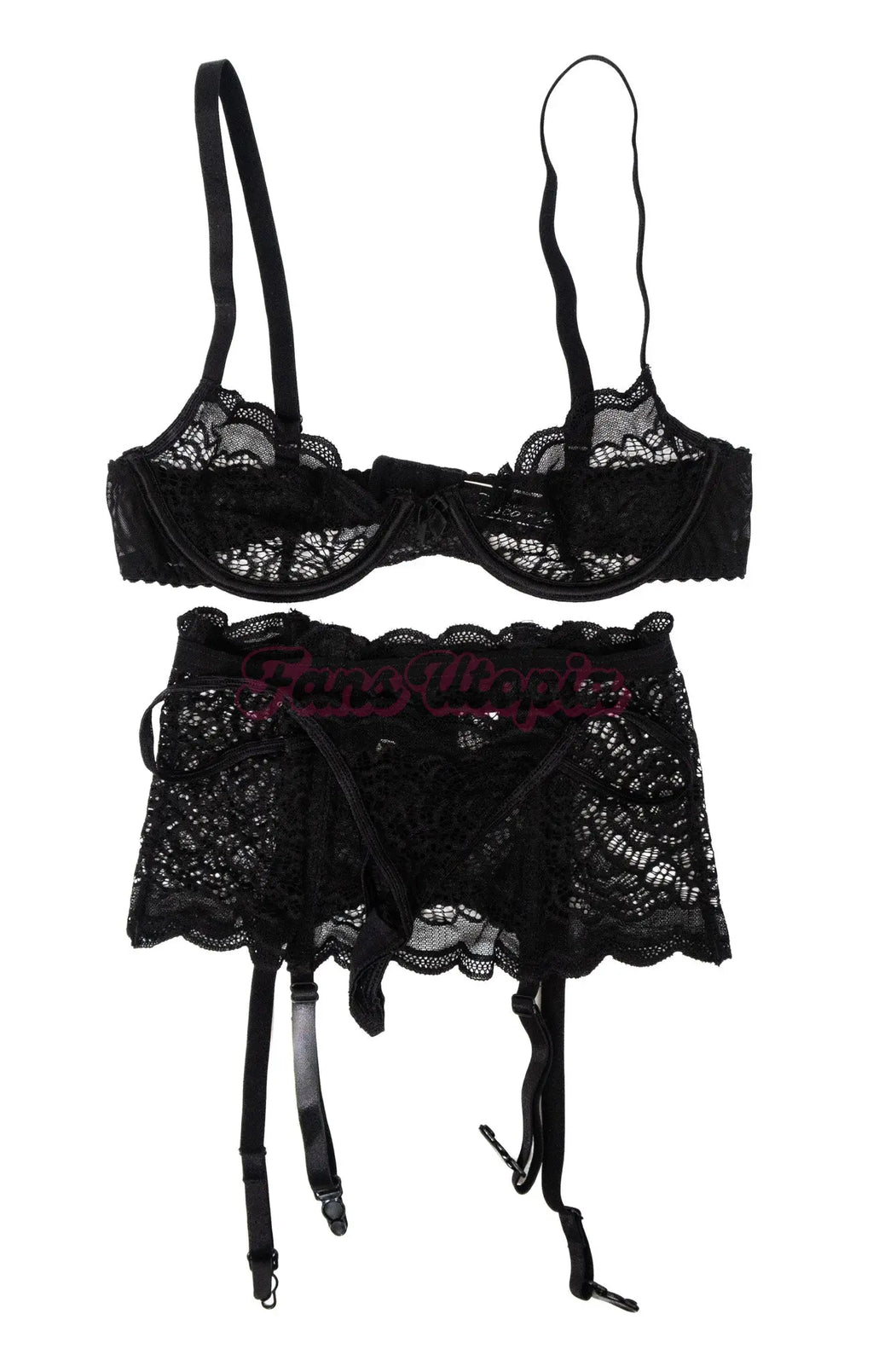 Tru Kait Black Corset Set Tru Kait
