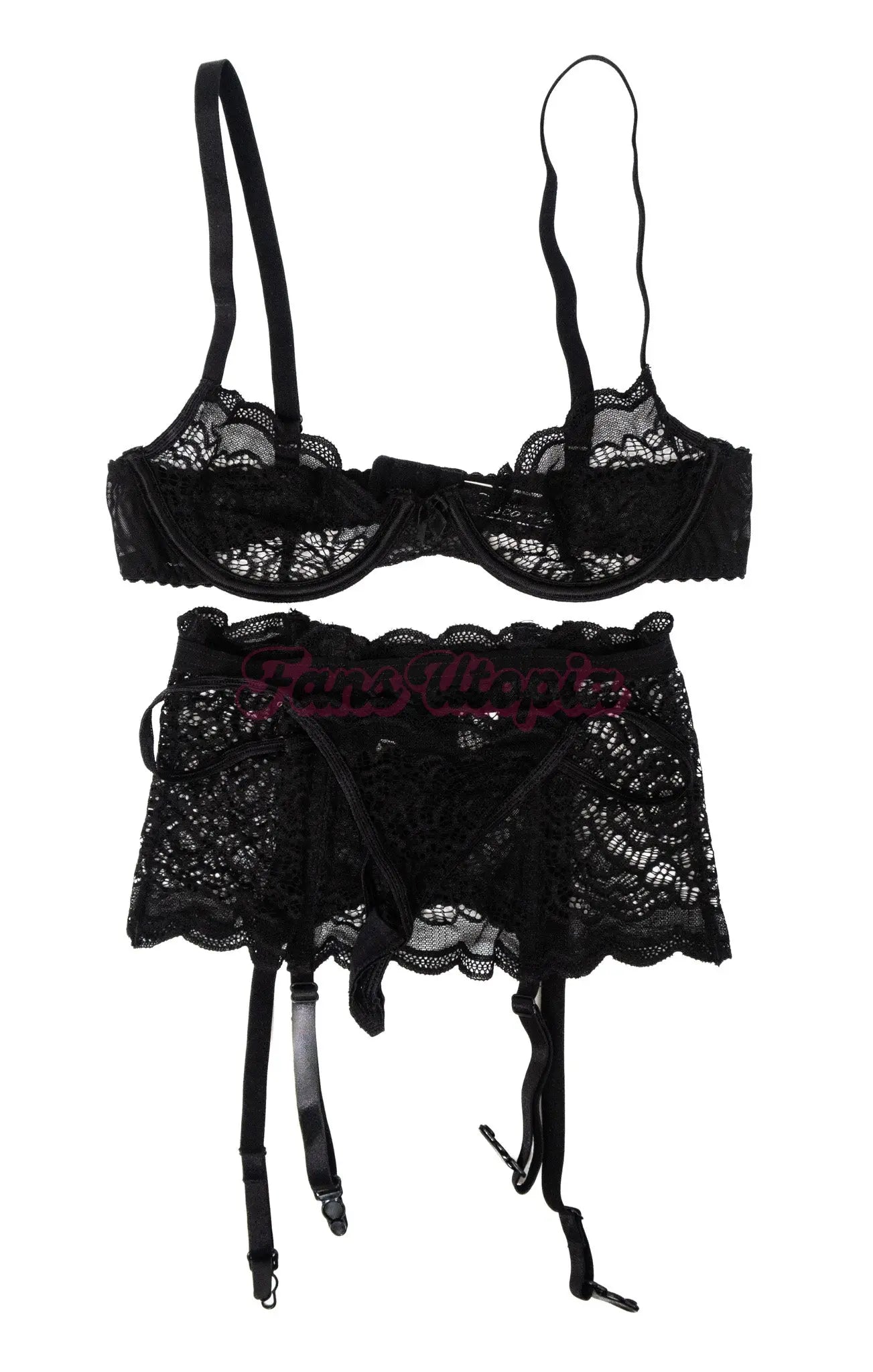 Tru Kait Black Corset Set Tru Kait