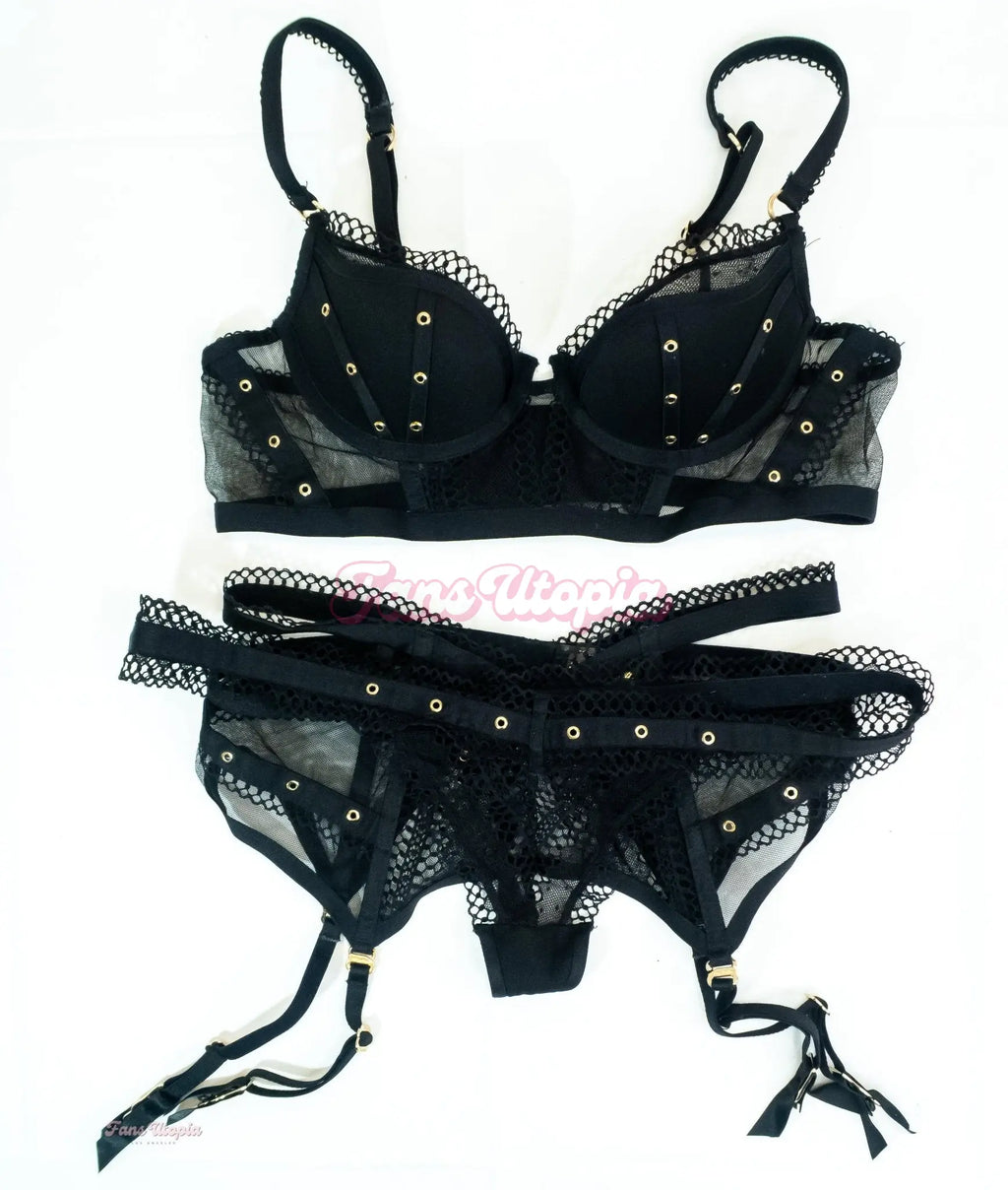 Tru Kait HB Black Lace Lingerie Set Tru Kait