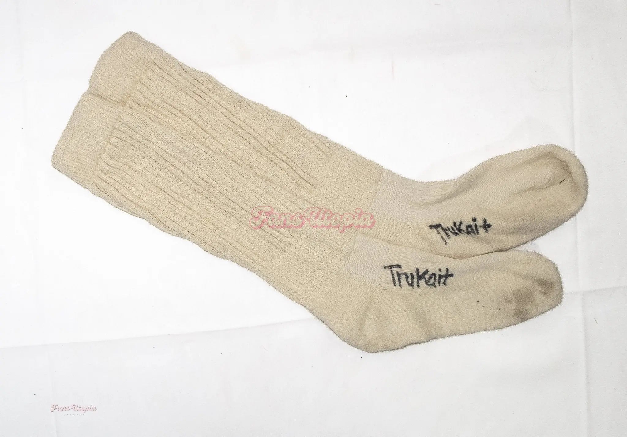 Tru Kait Signed Cream Socks OUTLET