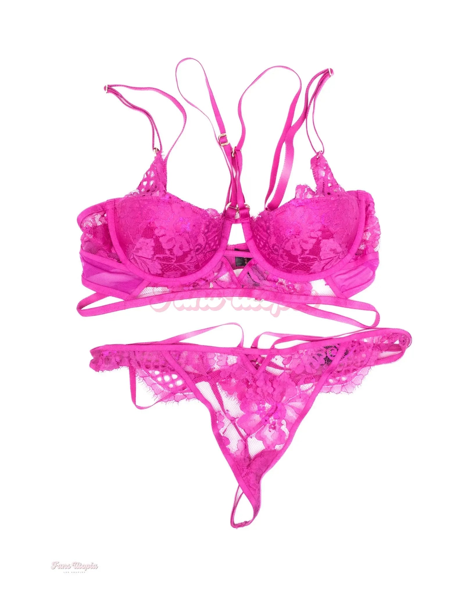 Vicki Chase HB Magenta Bra & Panty Set Vicki Chase