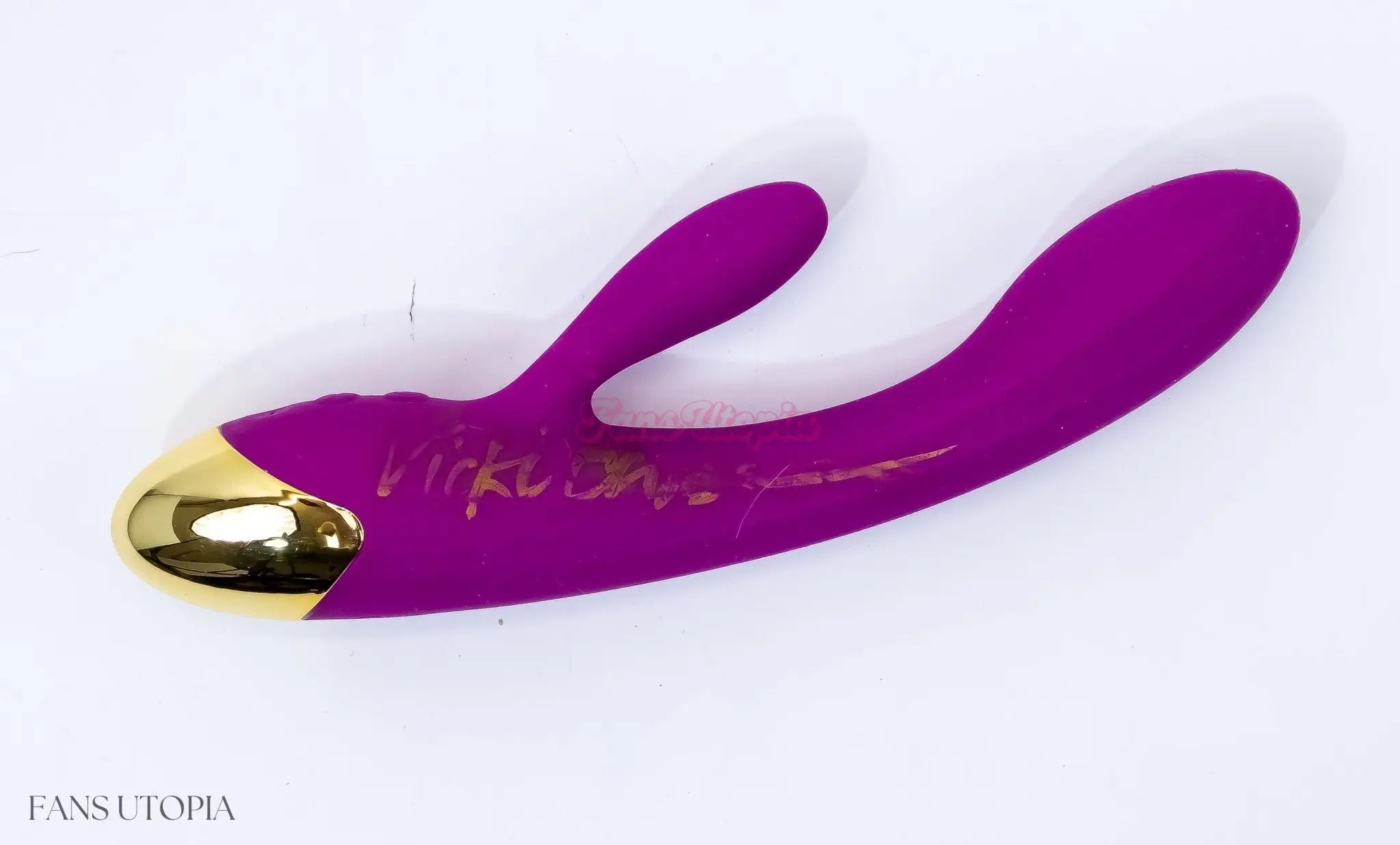 Vicki Chase Purple Gold Signed Toy Vicki Chase