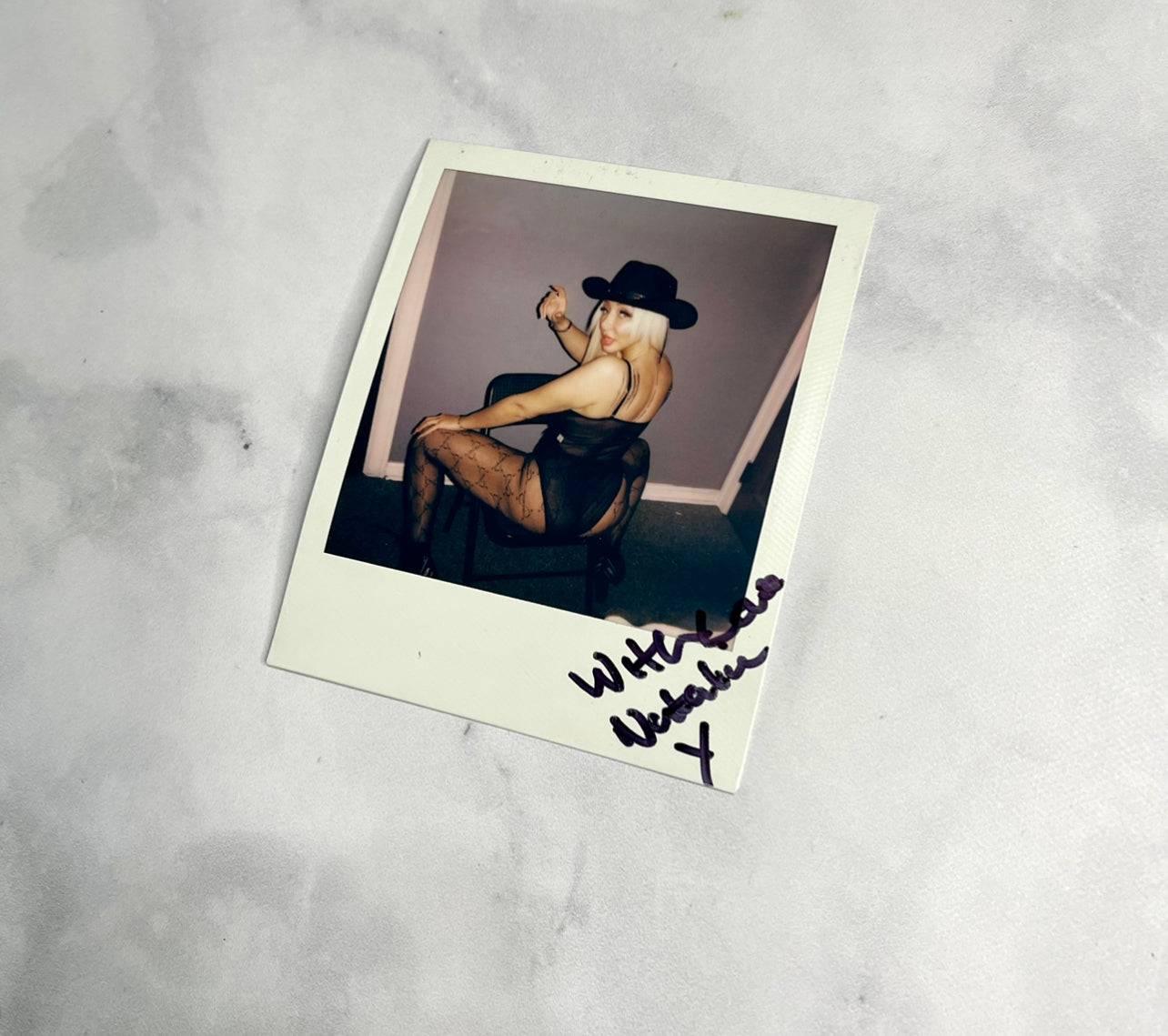 Natalia Davis Autographed Polaroid Photo 1 OUTLET