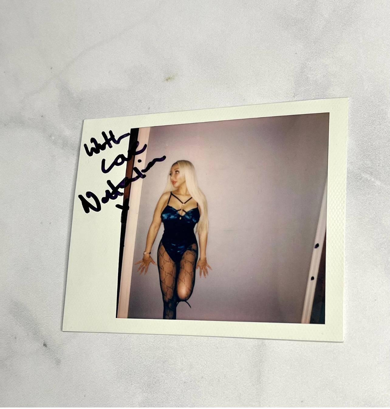 Natalia Davis Autographed Polaroid Photo 3 OUTLET