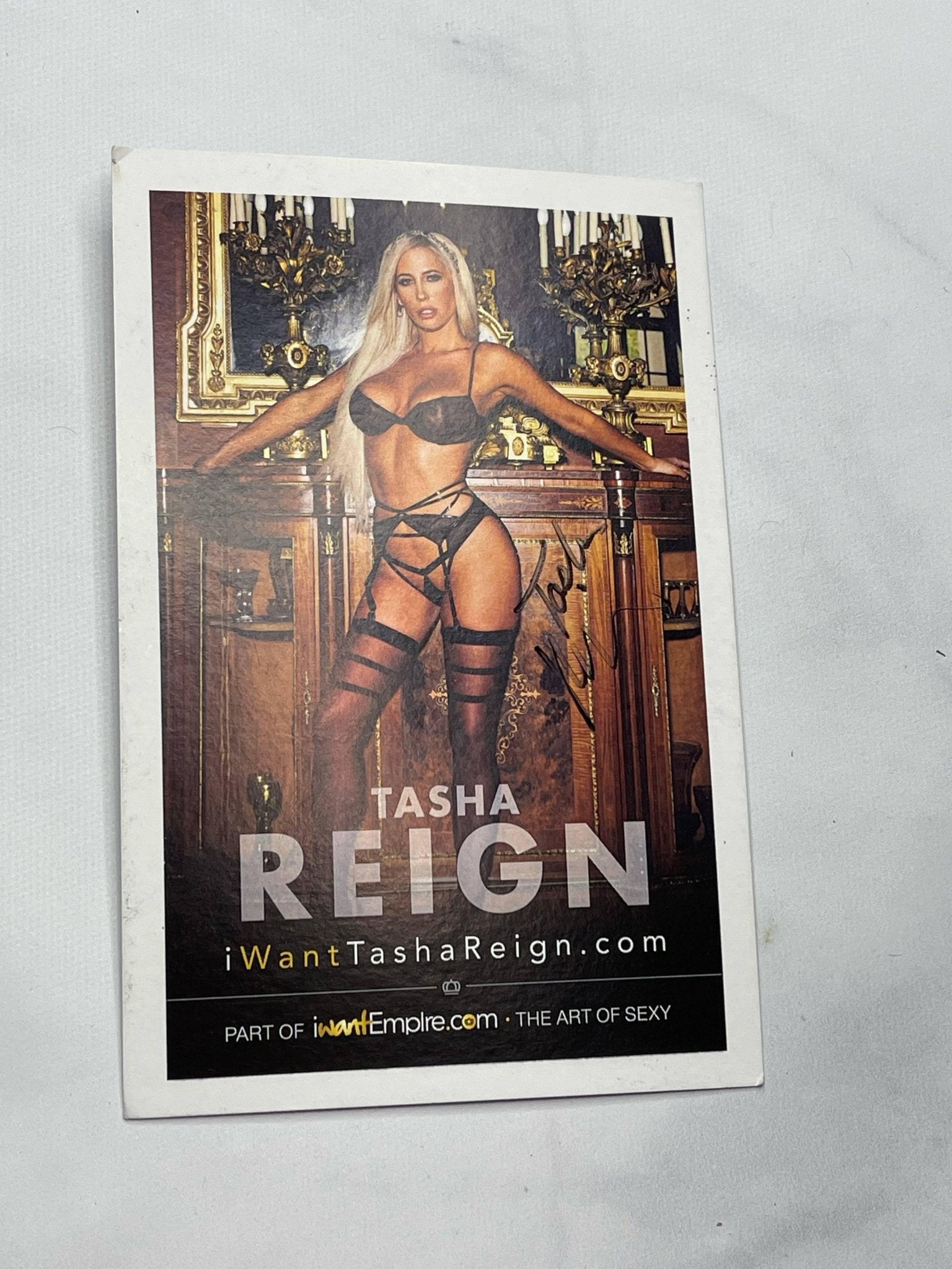 Tasha Reign Autographed card Tasha Reign